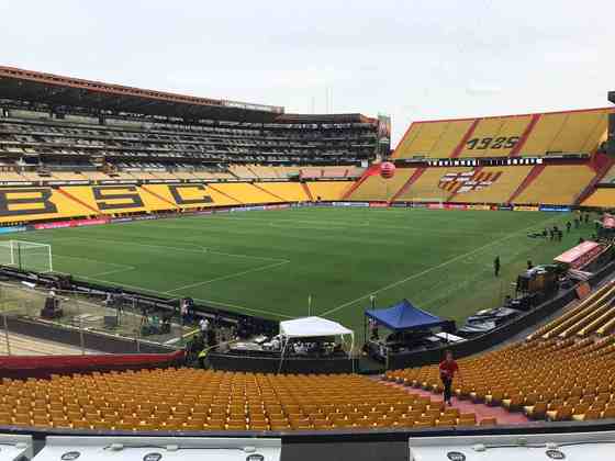 O Estádio Monumental de Guayaquil, casa do Barcelona SC, será o palco da final da Libertadores, entre Flamengo e Athletico, neste sábado às 17h (de Brasília. Conheça o palco nesta galeria!)