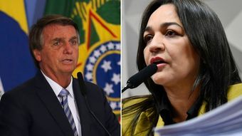 Bolsonaro chama Eliziane Gama de ‘desqualificada’, e senadora responde: 'Medo de ser preso'