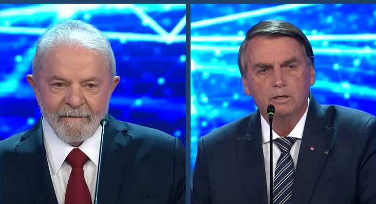 O ex-presidente Luiz Inácio Lula da Silva e o presidente Jair Bolsonaro 
