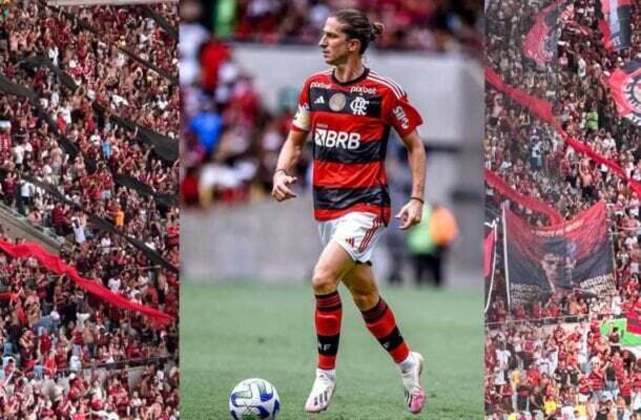 O Flamengo anunciou, nesta quinta-feira (18), que Filipe Luís é o novo técnico do sub-17 rubro-negro. O ex-jogador se aposentou dos gramados em dezembro de 2023 e inicia os trabalhos como treinador na próxima segunda-feira (22) - Foto:  Marcelo Cortes/Flamengo