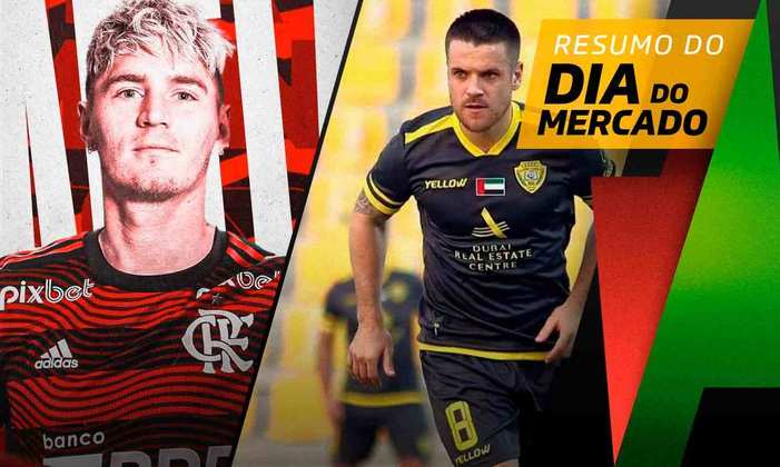 O Flamengo anunciou seu novo lateral-direito, Santos está negociando com volante ex-Corinthians, Vasco acertado com atacante do Atlético-MG... Confira o resumo do fim de semana do Mercado!
