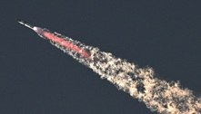 Foguete Starship, a nave 'mais poderosa do mundo', explode após se separar do propulsor
