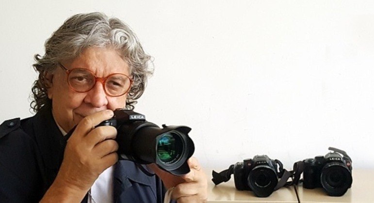 O fotógrafo Orlando Brito, que morreu nesta sexta-feira (11) em Brasília