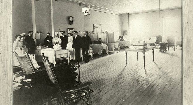 Hospital Bellevue começou como uma enfermaria de um albergue para pobres, em 1736