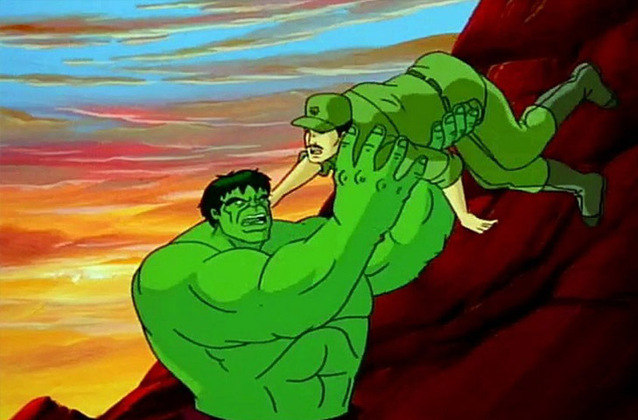 O Hulk tem os seguintes apelidos: Golias Esmeralda, Gigante Esmeralda, Gigante Verde, Cicatriz Verde, Doutor Jade, Guerra, Atlas e Verdão. Os dois primeiros caíram em desuso por ele não ser mais cinza e sim verde. 