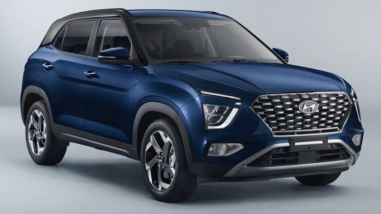 O Hyundai Creta de 2022 tem um modelo promissor: faróis principais e de neblina, além de  luzes de rodagem nas partes dianteiras e traseiras do carro. O veículo deve custar uns R$ 80 mil. 