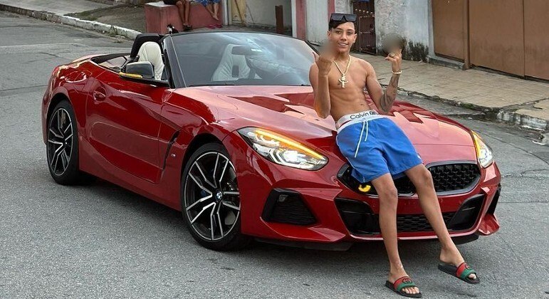 Kabrinha: influenciador baleado na cabeça ostenta carros de luxo nas ...