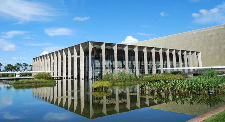 Prédio do Palácio do Itamaraty, em Brasília