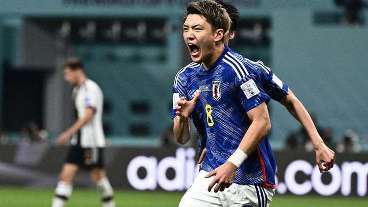 O Japão cresceu e buscou o empate no segundo tempo, com Ritsu Doan. 