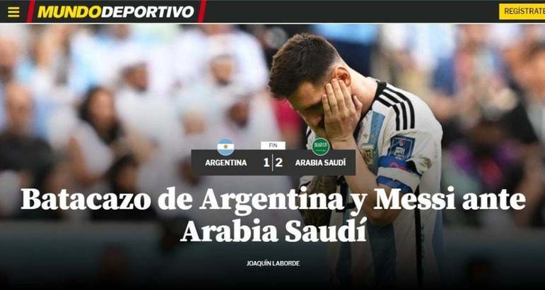 O jornal espanhol Mundo Deportivo também usou a expressão 