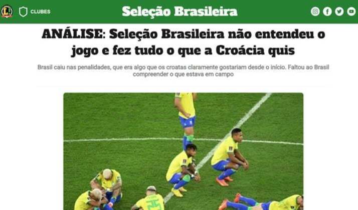 O jornalista Alexandre Guariglia, do LANCE!, fez constatações sobre a partida da Seleção Brasileira de forma completa. Em dado momento, analisou as substituições de Tite: 
