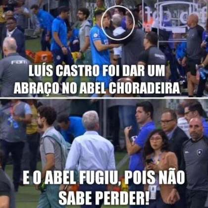 O líder disparou! Botafoguenses fazem memes com triunfo sobre o Palmeiras, no Allianz Parque, pela 12ª rodada do Brasileirão.