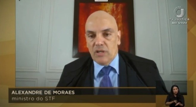 O ministro Alexandre de Moraes, um dos que votaram contra produção de "dossiê"