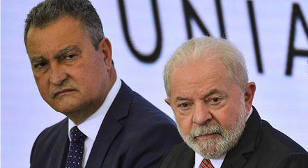 O ministro da Casa Civil, Rui Costa, e o presidente Lula