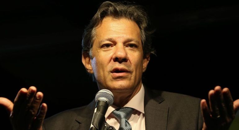 Fernando Haddad, ministro da Fazenda, durante entrevista no CCBB, em Brasília