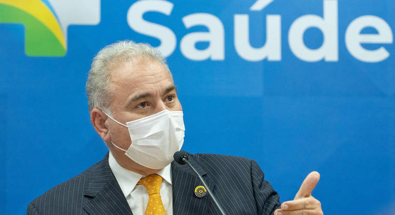 O ministro da Saúde, Marcelo Queiroga
