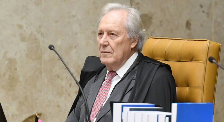 Ricardo Lewandowski, ministro do STF, durante sessão no plenário da Corte