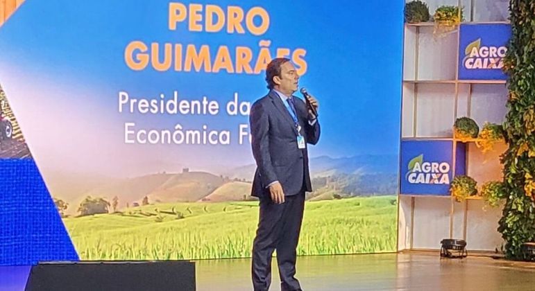 O ex-presidente da Caixa Pedro Guimarães, em evento do banco