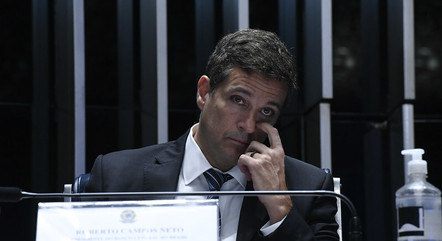 O presidente do BC, Roberto Campos Neto, no Senado
