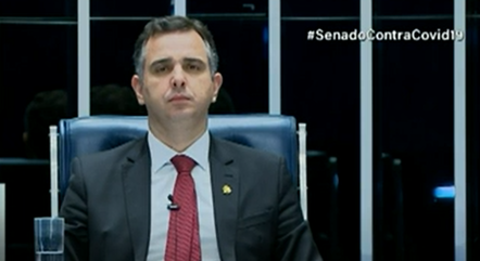 O presidente do Senado, Rodrigo Pacheco