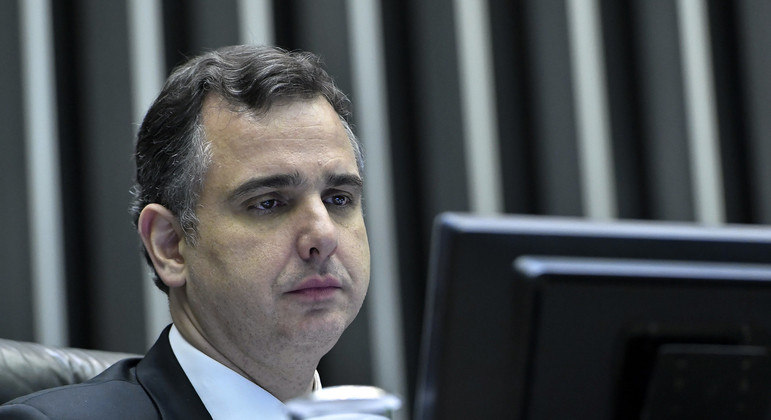 O presidente do Senado, Rodrigo Pacheco 