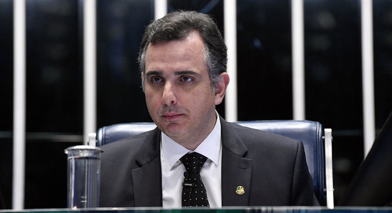 O presidente do Senado, Rodrigo Pacheco (PSD-MG)