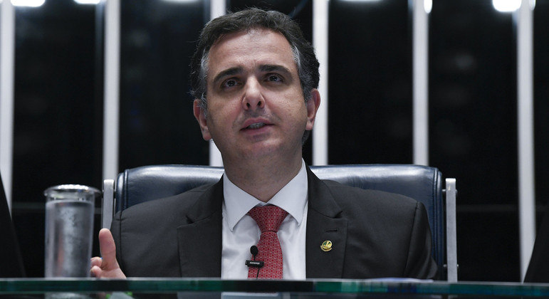 O presidente do Senado, Rodrigo Pacheco (PSD-MG)