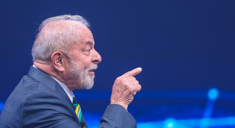 O presidente eleito do Brasil, Luiz Inácio Lula da Silva