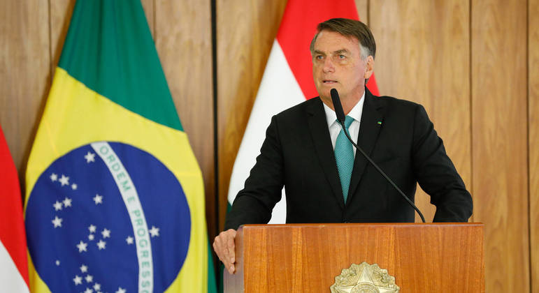 O presidente Jair Bolsonaro