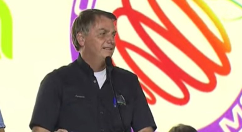 O presidente Jair Bolsonaro durante 'Fórum da Rota da Fruticultura', em Brasília