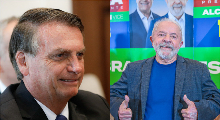 O presidente Jair Bolsonaro e o ex-presidente Luiz Inácio Lula da Silva