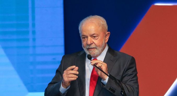 O presidente Luiz Inácio Lula da Silva, que sancionou o Orçamento de 2023