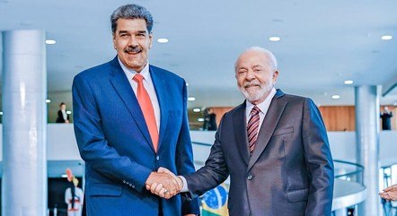 O presidente Luiz Inácio Lula da Silva recebe o presidente da Venezuela, Nicolás Maduro
