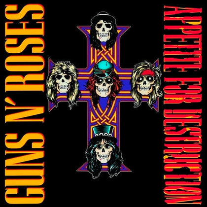 O primeiro álbum lançado pelo Guns N' Roses vendeu aproximadamente 40 milhões de cópias ao redor do mundo, entrando assim no nosso Top 5. 