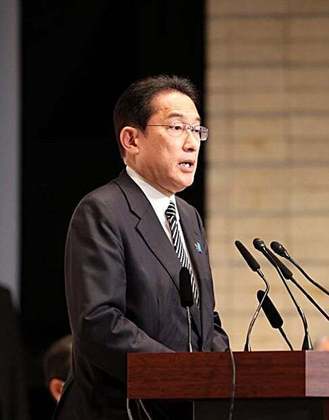 O Primeiro-ministro Fumio Koshida tem 65 anos e está desde 2021 no cargo.