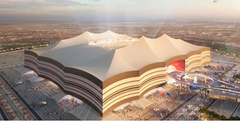 O Qatar, país-sede da Copa do Mundo de 2022, inaugurou dois estádios que, desde já, engrossam a lista das arenas mais exóticas e incríveis do planeta.  Um deles é o Al Bayt, para 60 mil torcedores, que lembra tendas árabes, com um design que surpreende a todos.