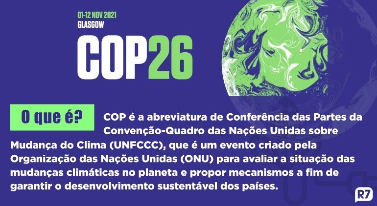 COP26: Saiba O Que é E Quem Participa Da Convenção Da ONU - Fotos - R7 ...