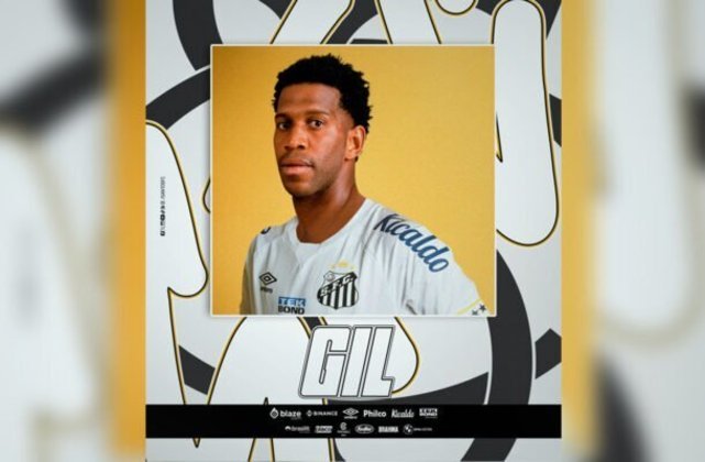 O Santos fechou um pacotão de reforços para 2024. Destaque para o experiente zagueiro Gil, ex-Corinthians. Foto: Divulgação/Santos FC