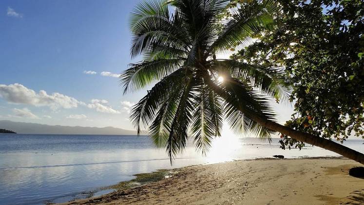 O seu destino era a Ilha de Fiji, no Oceano Pacífico, muito procurada por turistas por causa das belas praias. 