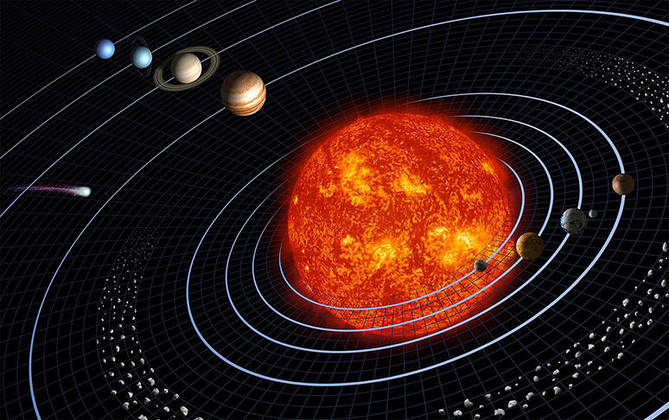 O Sistema Solar tem 8 planetas. Mas nem todos são sólidos. Além da Terra, apenas Mercúrio, Vênus, e Marte são rochosos. 