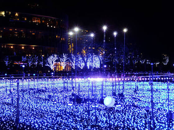 O Starlight Garden fica em Midtown, com iluminação predominantemente azul, e espetáculos temáticos no jardim.  Milhares de lâmpadas de LED abrilhantam o passeio. 