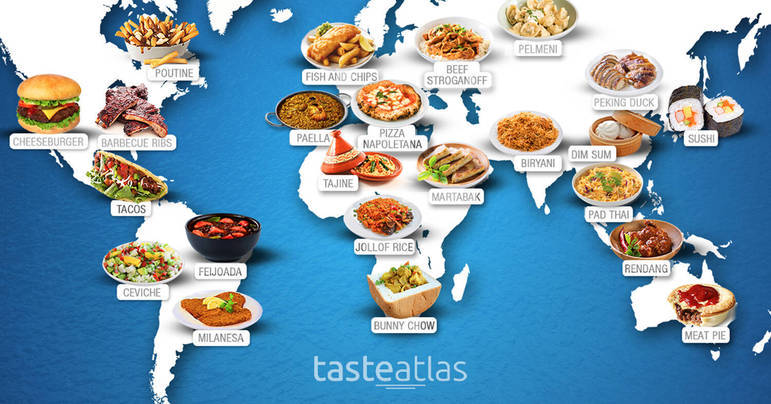 O TasteAtlas catalogou mais de 10 mil alimentos e bebidas e ainda há dezenas de milhares a serem pesquisados e mapeados. 