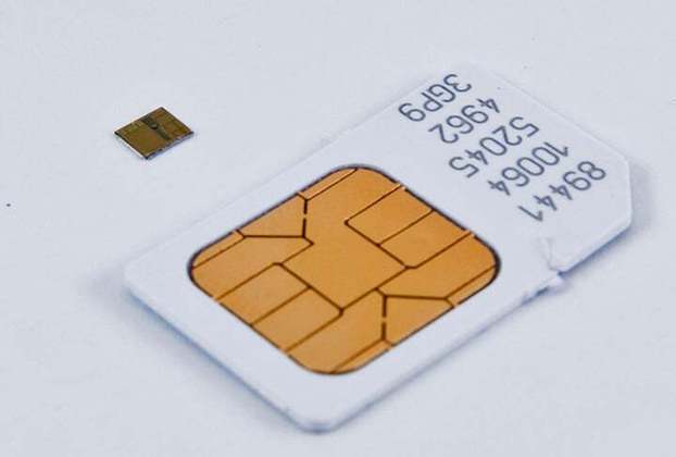 O termo correto em inglês para o chip de celular é “SIM Card”, abreviação de “Subscriber Identification Module” ou Módulo de Identificação de Assinante.