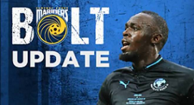 O time australiano, Central Coast Mariners, confirmou que Usain Bolt reforçará a equipe por um período indefinido de treinamento com o clube, com o objetivo de desenvolver o 