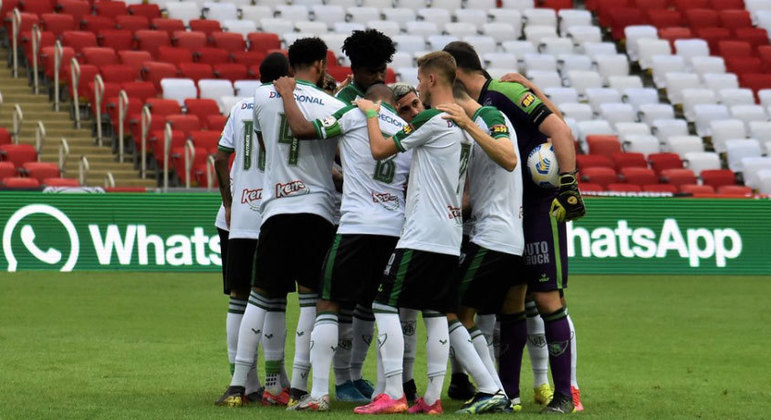 O valor total do elenco do América-MG é de 16 milhões de euros (cerca de R$ 98,4 milhões na cotação atual).