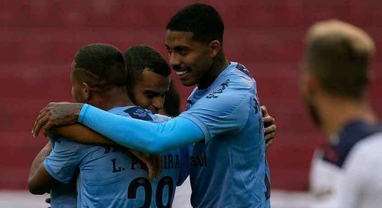 O valor total do elenco do Grêmio é de 85,15 milhões de euros (cerca de R$ 524 milhões na cotação atual).