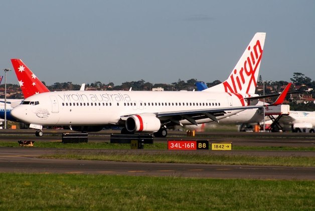 O voo era da empresa aérea Virgin Airlines, que opera na Austrália desde agosto de 2000. 