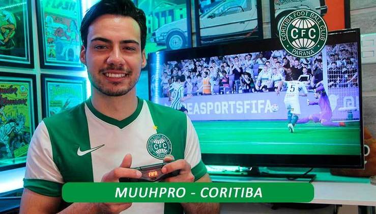 O youtuber e streamer MuuhPro é torcedor do Coritiba.