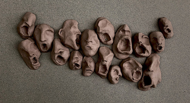 Obra de Cyra Moreira na Exposição 