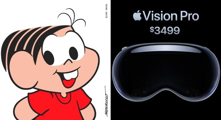 Óculos da Apple vai bem como meme, além de ser 'perfeito para 90% da Turma  da Mônica' - Fotos - R7 Tecnologia e Ciência